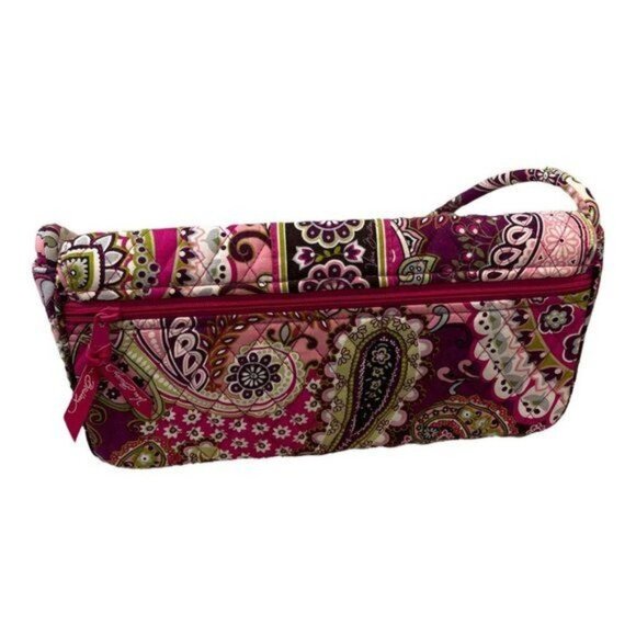Vera Bradley "Knot Just a Clutch" Purse in Very Berry Paisley - Picture 2 of 5